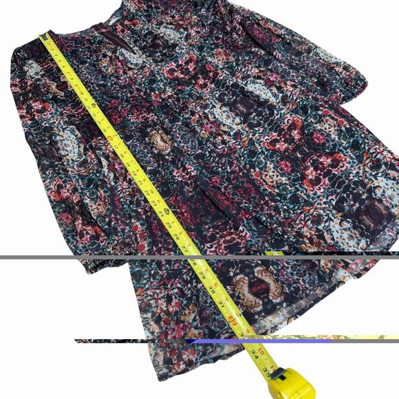 Abercrombie and Fitch Dress Womens M Floral Boho Baby Doll L/S Cottagecore - Picture 11 of 11